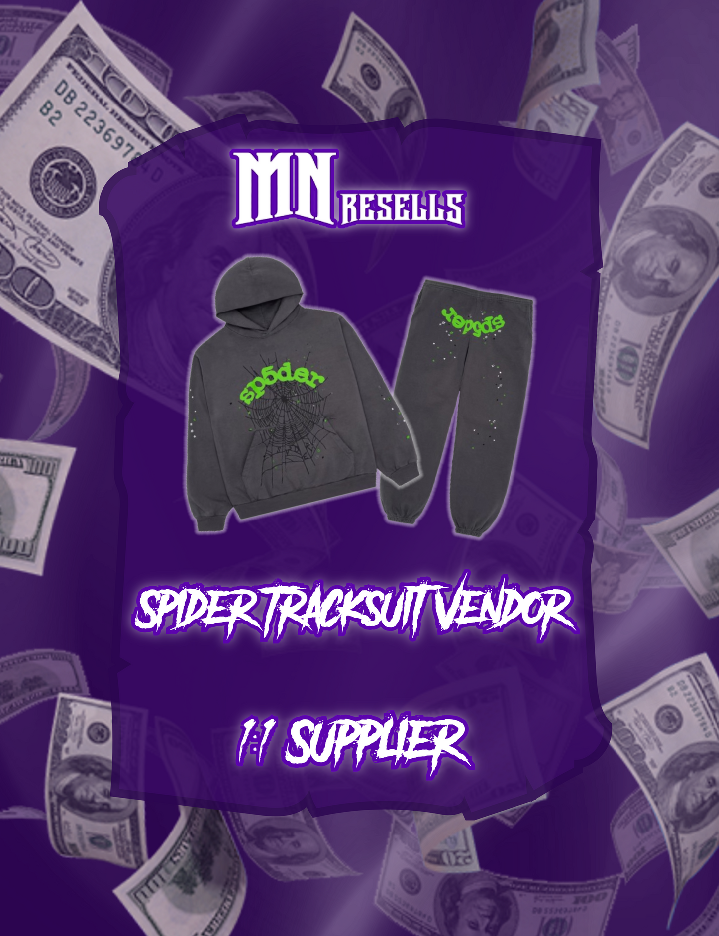 Spider Tracksuit Vendor